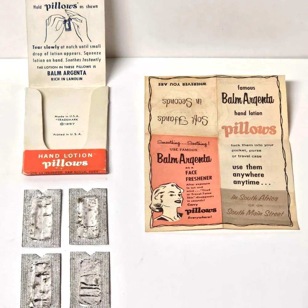 Vintage Seasons Greetings 1957 Lotion & Face Fresheners w/ Manual